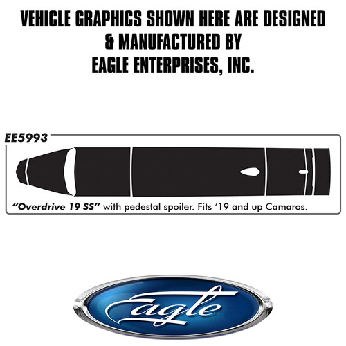 Chevy Camaro "Overdrive 19 SS" (Pedestal Spoiler)  - 2019 & up