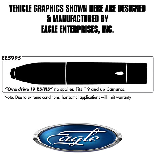 "Overdrive 19 RS/NS" (No Spoiler) - Chevy Camaro - 2019 thru 2025 "Overdrive 19 RS/NS" (No Spoiler) - Chevy Camaro - 2019 thru 2025