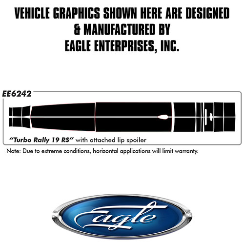 "Turbo Rally 19 RS" ships as a Cut2Fit kit to install on you 2019 thru 2024 Chevy Camaro "Turbo Rally 19 RS" ships as a Cut2Fit kit to install on you 2019 thru 2024 Chevy Camaro