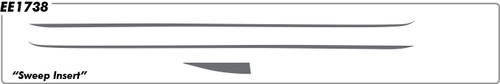 Chevy Sweep 2nd color insert Hood & Side - 12 thru 16