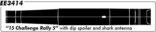 Dodge Challenger 15 Challenge Rally #5 with NAV/with Dip Spoiler - Rally - 15 & up Dodge Challenger 15 Challenge Rally #5 with NAV/with Dip Spoiler - Rally - 15 & up