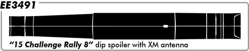 Dodge Challenger 15 Challenge Rally #8 with XM/Dip Spoiler - Rally - 15 & up Dodge Challenger 15 Challenge Rally #8 with XM/Dip Spoiler - Rally - 15 & up