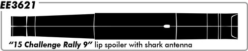 Dodge Challenger 15 Challenge Rally #9 with NAV/Flat Spoiler - Rally - 15 & up Dodge Challenger 15 Challenge Rally #9 with NAV/Flat Spoiler - Rally - 15 & up