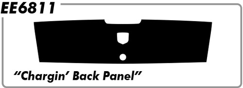 Dodge Charger Chargin 2 Back Panel (Blank) - Trunk - 06 thru 10 Dodge Charger Chargin 2 Back Panel (Blank) - Trunk - 06 thru 10