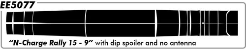 Dodge Charger N-Charge Rally 15 #9 no Ant/with Dip Spoiler - Rally - 15 & up Dodge Charger N-Charge Rally 15 #9 no Ant/with Dip Spoiler - Rally - 15 & up