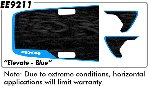 Jeep Wrangler "Elevate Blue - DP"  -  2018 & up Jeep Wrangler "Elevate Blue - DP"  -  2018 & up