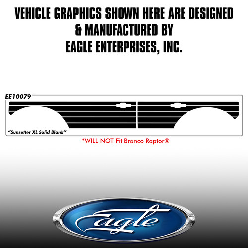Ford Bronco "Sunsetter XL -Solid" (Blank) -  2021thru 2025 Ford Bronco "Sunsetter XL -Solid" (Blank) -  2021thru 2025