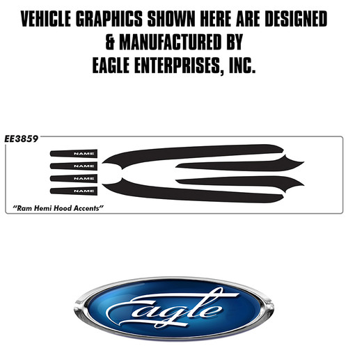 "Hemi Hood" Accent & Wheel Trim for Dodge Ram 2009-2018