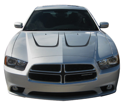 Dodge Charger C-Stripe 15 Hood Scallops - Side - 11 thru 14 Dodge Charger C-Stripe 15 Hood Scallops - Side - 11 thru 14
