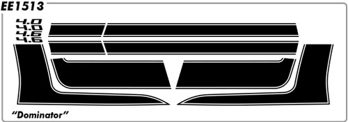 "Dominator"  Kit - Ford Mustang - 2010 thru 2012 "Dominator"  Kit - Ford Mustang - 2010 thru 2012