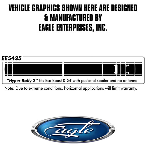 "Hyper Rally #2" (GT/Eco w/ Raised Spoiler/ No Antenna) - Ford Mustang - 2018 thru 2025 "Hyper Rally #2" (GT/Eco w/ Raised Spoiler/ No Antenna) - Ford Mustang - 2018 thru 2025