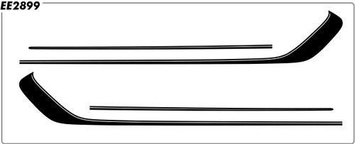 Ford Escape Runaround - Blank - Hood & Side - 12 thru 19