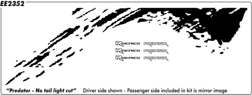 Ford F-150 Predator Kit with No Tail Light Cutout - Side - 09 thru 14 Ford F-150 Predator Kit with No Tail Light Cutout - Side - 09 thru 14