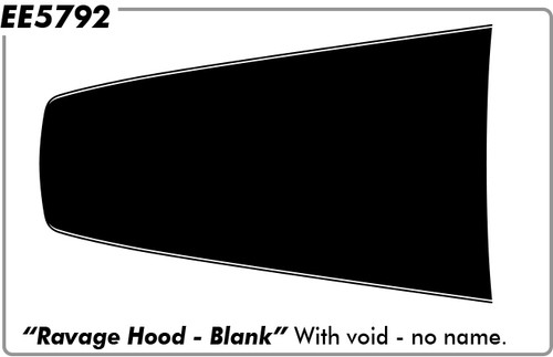 Toyota Rav 4 Ravage Side Hood with Void / No Name - Hood - 16 & up