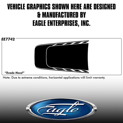 "Evade Hood" (Blank) - Ford Escape -  2020 thru 2025