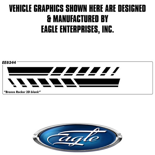 "Rocker" (Blank)- 2 doors - Ford Bronco -   2021 thru 2025