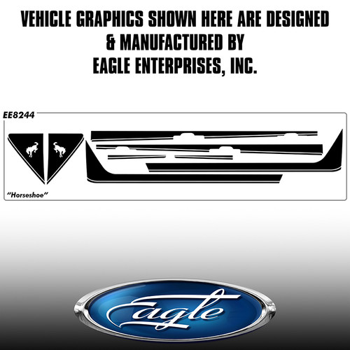 "Horseshoe" (Horse logo) - Ford Bronco -  2021 thru 2025