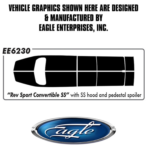 Chevy Camaro "Rev Sport Convertible SS" (Pedestal Spoiler)  - 2019 thru 2024