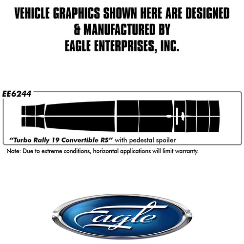 Chevy Camaro "Turbo Rally '19 Convertible RS" (Pedestal Spoiler) - 2019 thru 2024