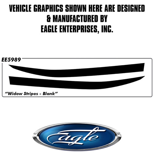 Chevy Camaro "Widow Hood Stripes" (Blank) - 2019 thru 2024