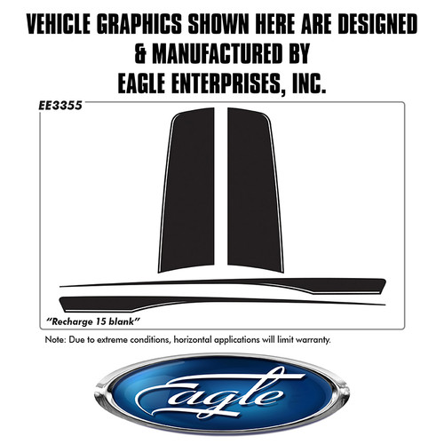 "Recharge 15" (Blank) - Side - Dodge Charger - 2015 thru 2023