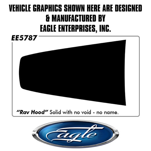 "Ravage" Hood (Solid no Name) - Toyota Rav 4  -  2016 thru 2018