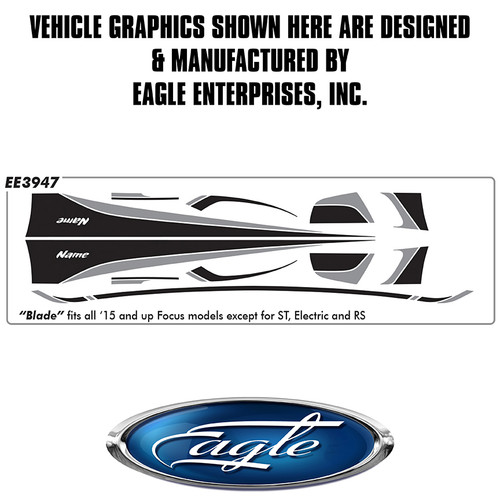 "Blade" Kit(2 Color Screened) - Ford Focus  - 2015 thru 2018