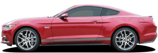 FORD Mustang Stallion Rocker #1 with Mustang Name - 2015 & up FORD Mustang Stallion Rocker #1 with Mustang Name - 2015 & up