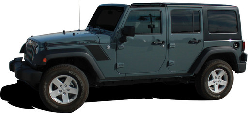 Jeep Wrangler Rundown - Blank - Side - 08 thru 17 Jeep Wrangler Rundown - Blank - Side - 08 thru 17