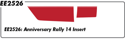 Chevy Anniversary Rally 14 RS Hood & Trunk - 14 & 15