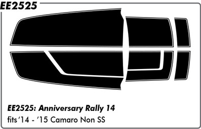 Chevy Anniversary Rally 14 RS Hood & Trunk - 14 & 15