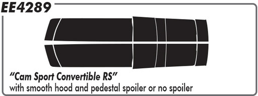 Chevy Cam Sport SS (No Spoiler / Raised Spoiler) Hood & Trunk - 16 thru 18