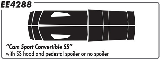 Chevy Cam Sport SS (No Spoiler / Raised Spoiler) Hood & Trunk - 16 thru 18