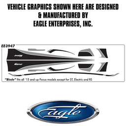 "Blade" & ST Kit  (2 Color Screened) - Ford Focus  -  2015 thru 2018 "Blade" & ST Kit  (2 Color Screened) - Ford Focus  -  2015 thru 2018