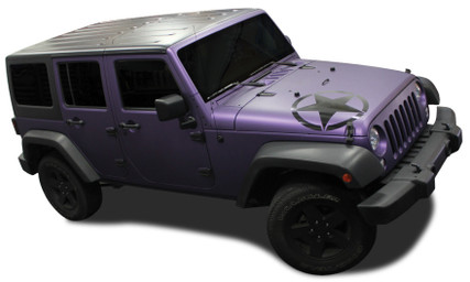 Jeep Wrangler Jeep Star 12" (One Image) - Side - Any Jeep Wrangler Jeep Star 12" (One Image) - Side - Any
