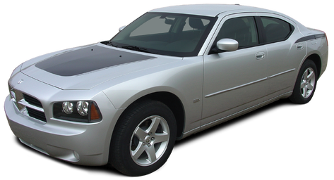 Dodge Charger Chargin 3 Sides (Blank) - Side - 06 thru 10 Dodge Charger Chargin 3 Sides (Blank) - Side - 06 thru 10