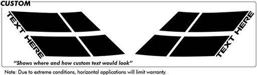 Dodge Charger Double Bar (Blank) - Side - 11 thru 14