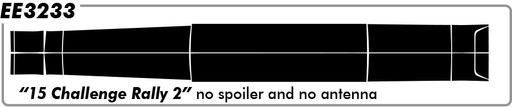 Dodge Challenger 15 Challenge Rally #2 no XM/No Spoiler - Rally -2015 Thru 2023 Dodge Challenger 15 Challenge Rally #2 no XM/No Spoiler - Rally -2015 Thru 2023