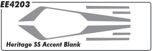 Chevy 16 Heritage Convertible Center Stripe SS/RS (Raised Spoiler) Hood & Trunk - 16 thru 18