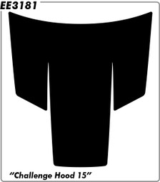 Dodge Challenger Challenge Hood - Blank - Hood - 2015 thru 2023 Dodge Challenger Challenge Hood - Blank - Hood - 2015 thru 2023