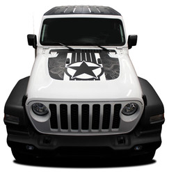 Jeep Gladiator 20"Jeep Gladiator "Journey Hood" - Hood - 20 Jeep Gladiator 20"Jeep Gladiator "Journey Hood" - Hood - 20