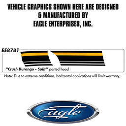 "Crush Durango Hood" Split (DP) ships as a Cut2Fit kit to install on your 2014 thru 2025 Dodge Durango "Crush Durango Hood" Split (DP) ships as a Cut2Fit kit to install on your 2014 thru 2025 Dodge Durango