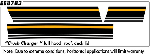 "Crush Charger" no Side Vent -DP ships as a Cut2Fit kit to install on your 2015 thru 2023 Dodge Charger "Crush Charger" no Side Vent -DP ships as a Cut2Fit kit to install on your 2015 thru 2023 Dodge Charger