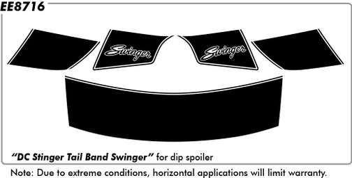 "DC Stinger Tailband" (Blank)- Dodge Charger - 2015 Thru 2023