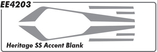 Chevy Heritage SS Accent / Blank Hood & Trunk - 16 thru 18