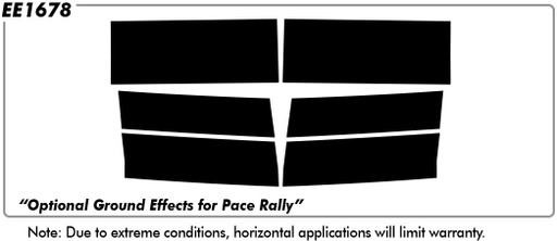 Chevy Ground Effects for Pace Rally Front & Rear Bumpers - 09 thru 13