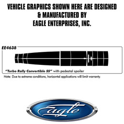 Chevy Camaro 16 Turbo Rally Convertible SS (Raised Spoiler) - 2016 thru 2018