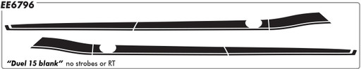 Dodge Challenger Duel 15 - Blank - Side - 2011 thru 2023 Dodge Challenger Duel 15 - Blank - Side - 2011 thru 2023