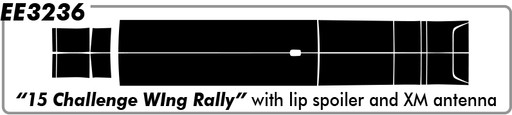 Dodge Challenger 15 Challenger Winged Rally #1 with Spoiler / with XM - Rally -2015 Thru 2023 Dodge Challenger 15 Challenger Winged Rally #1 with Spoiler / with XM - Rally -2015 Thru 2023