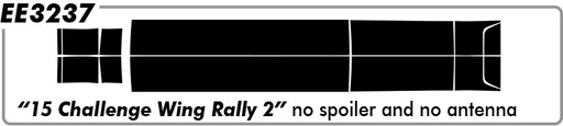 Dodge Challenger 15 Challenger Winged Rally #2 no Spoiler / no Antenna - Rally -2015 Thru 2023 Dodge Challenger 15 Challenger Winged Rally #2 no Spoiler / no Antenna - Rally -2015 Thru 2023